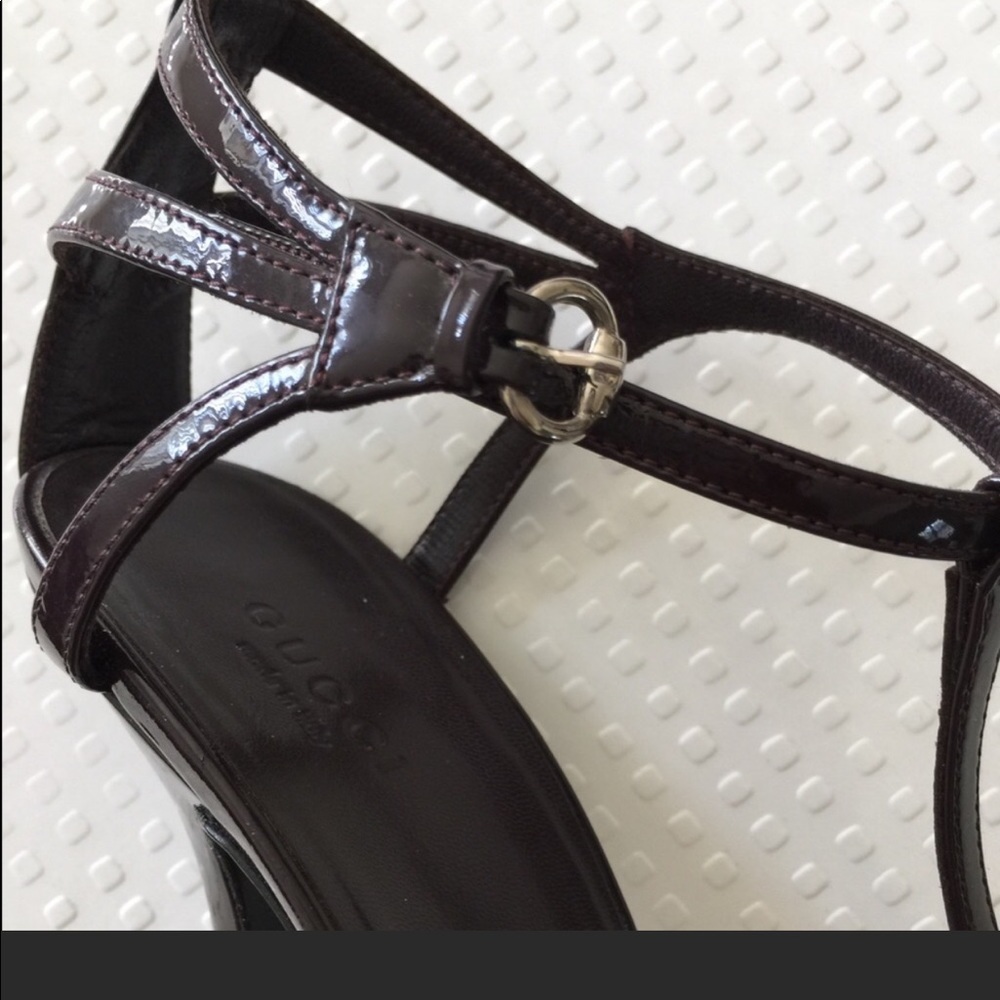 Gucci Swarovski Crystal GG Strappy heels - Picture 3 of 8